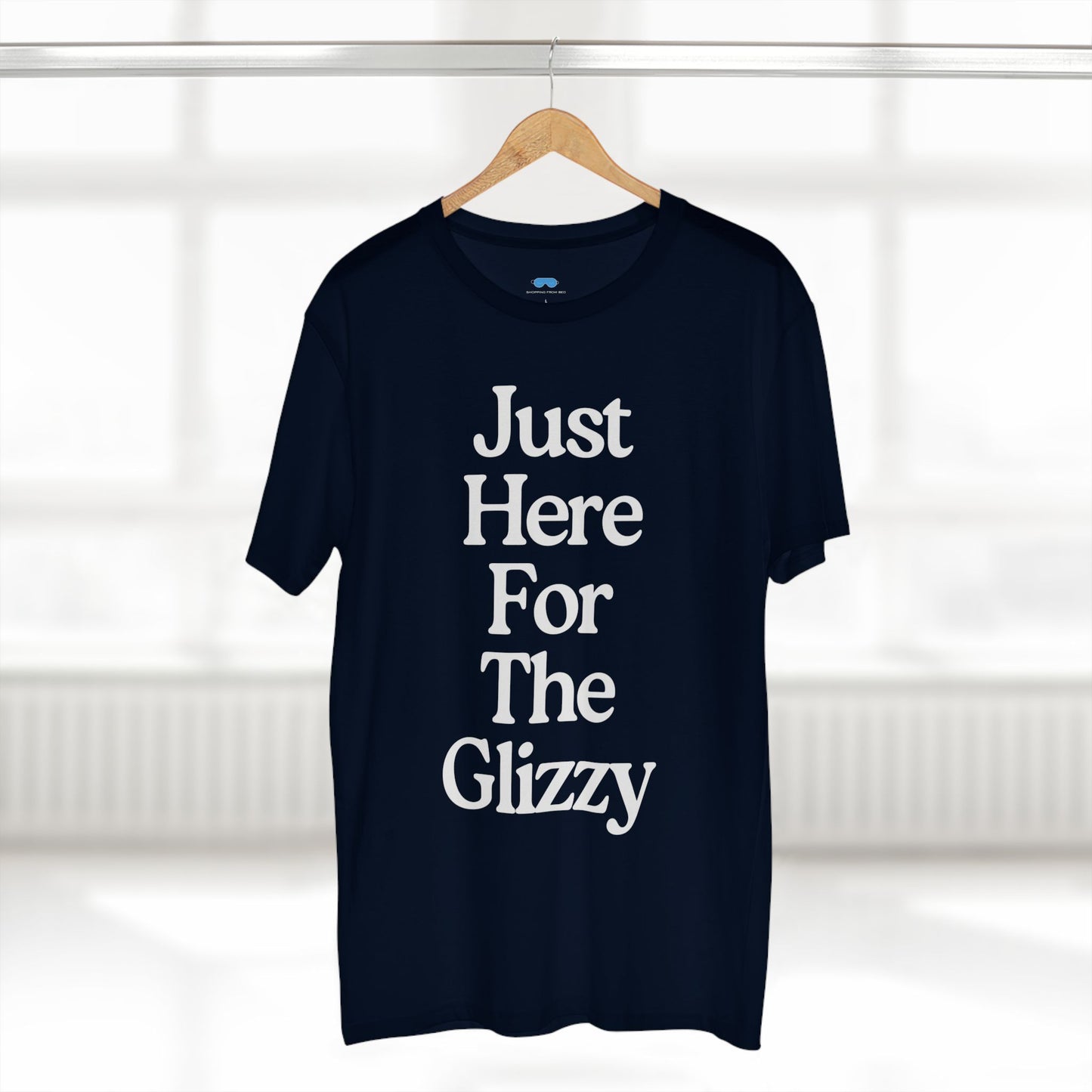 Just Here For The Glizzy T-Shirt - Funny Foodie Tee, Casual Wear, Gift for Foodies, BBQ Shirt, Summer Celebration Apparel