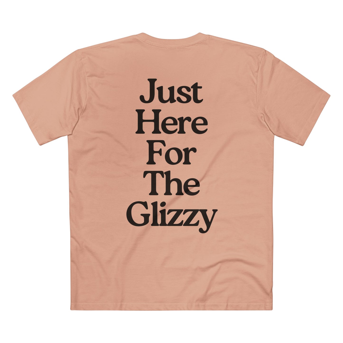 Just Here For The Glizzy T-Shirt - Funny Foodie Tee, Casual Wear, Gift for Foodies, BBQ Shirt, Summer Celebration Apparel