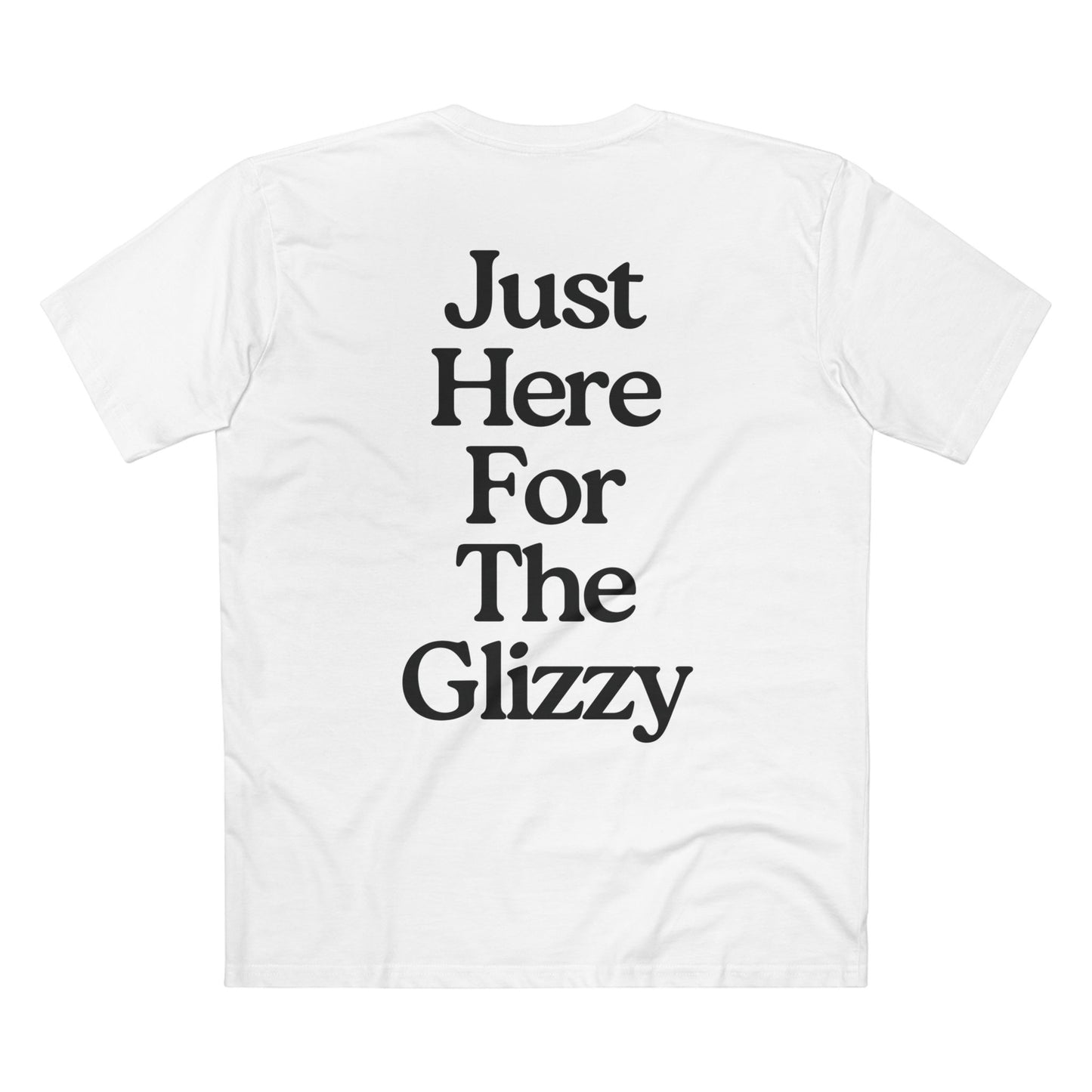 Just Here For The Glizzy T-Shirt - Funny Foodie Tee, Casual Wear, Gift for Foodies, BBQ Shirt, Summer Celebration Apparel