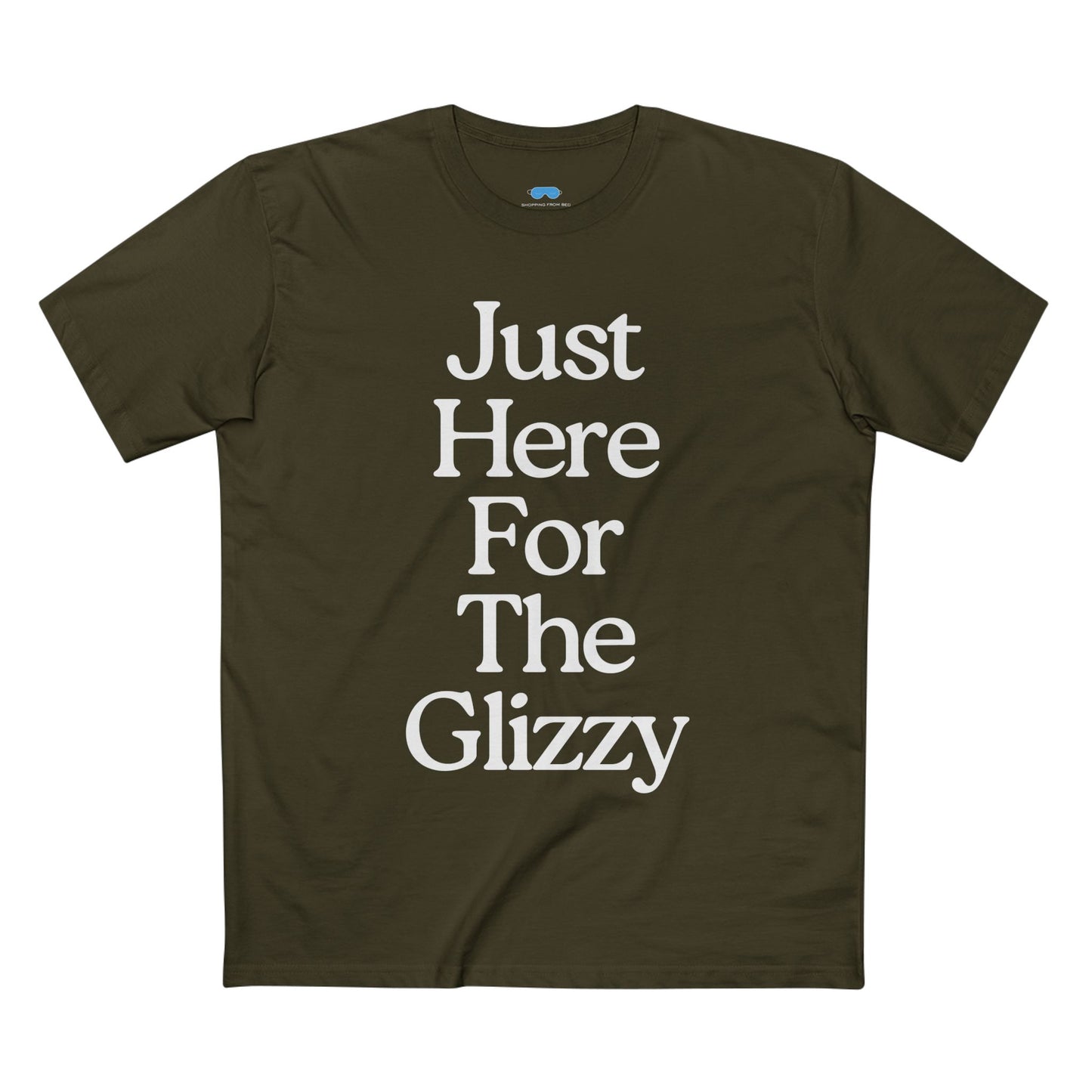 Just Here For The Glizzy T-Shirt - Funny Foodie Tee, Casual Wear, Gift for Foodies, BBQ Shirt, Summer Celebration Apparel