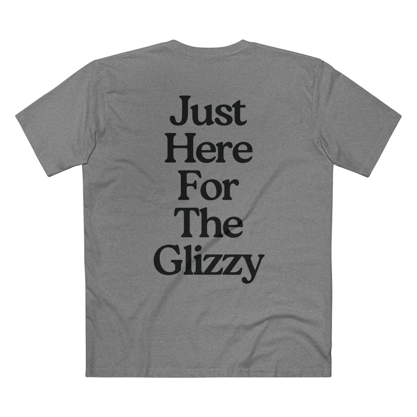 Just Here For The Glizzy T-Shirt - Funny Foodie Tee, Casual Wear, Gift for Foodies, BBQ Shirt, Summer Celebration Apparel