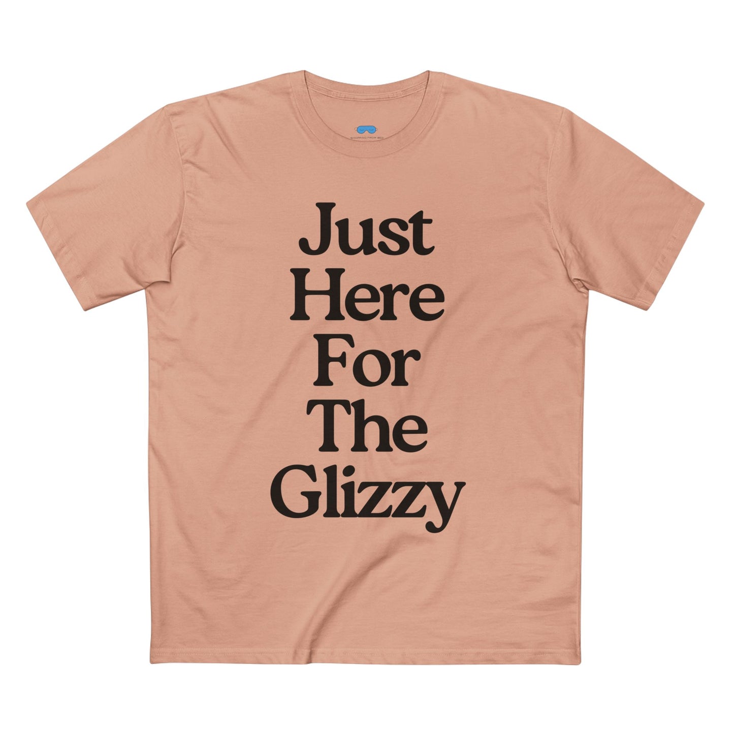 Just Here For The Glizzy T-Shirt - Funny Foodie Tee, Casual Wear, Gift for Foodies, BBQ Shirt, Summer Celebration Apparel
