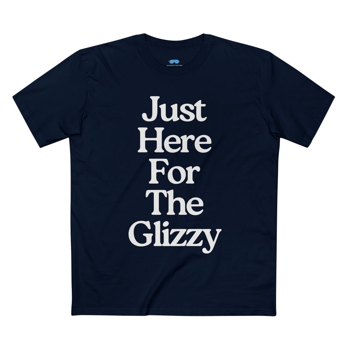 Just Here For The Glizzy T-Shirt - Funny Foodie Tee, Casual Wear, Gift for Foodies, BBQ Shirt, Summer Celebration Apparel