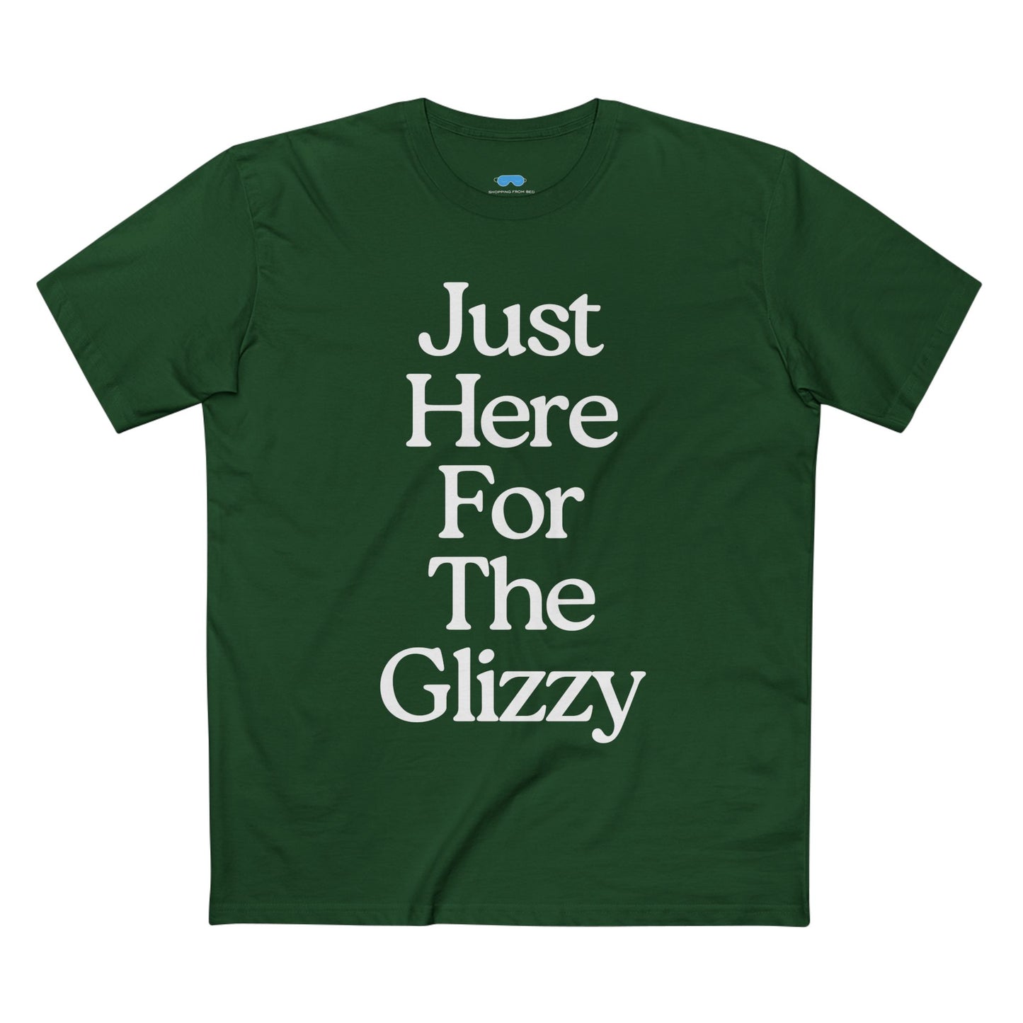 Just Here For The Glizzy T-Shirt - Funny Foodie Tee, Casual Wear, Gift for Foodies, BBQ Shirt, Summer Celebration Apparel