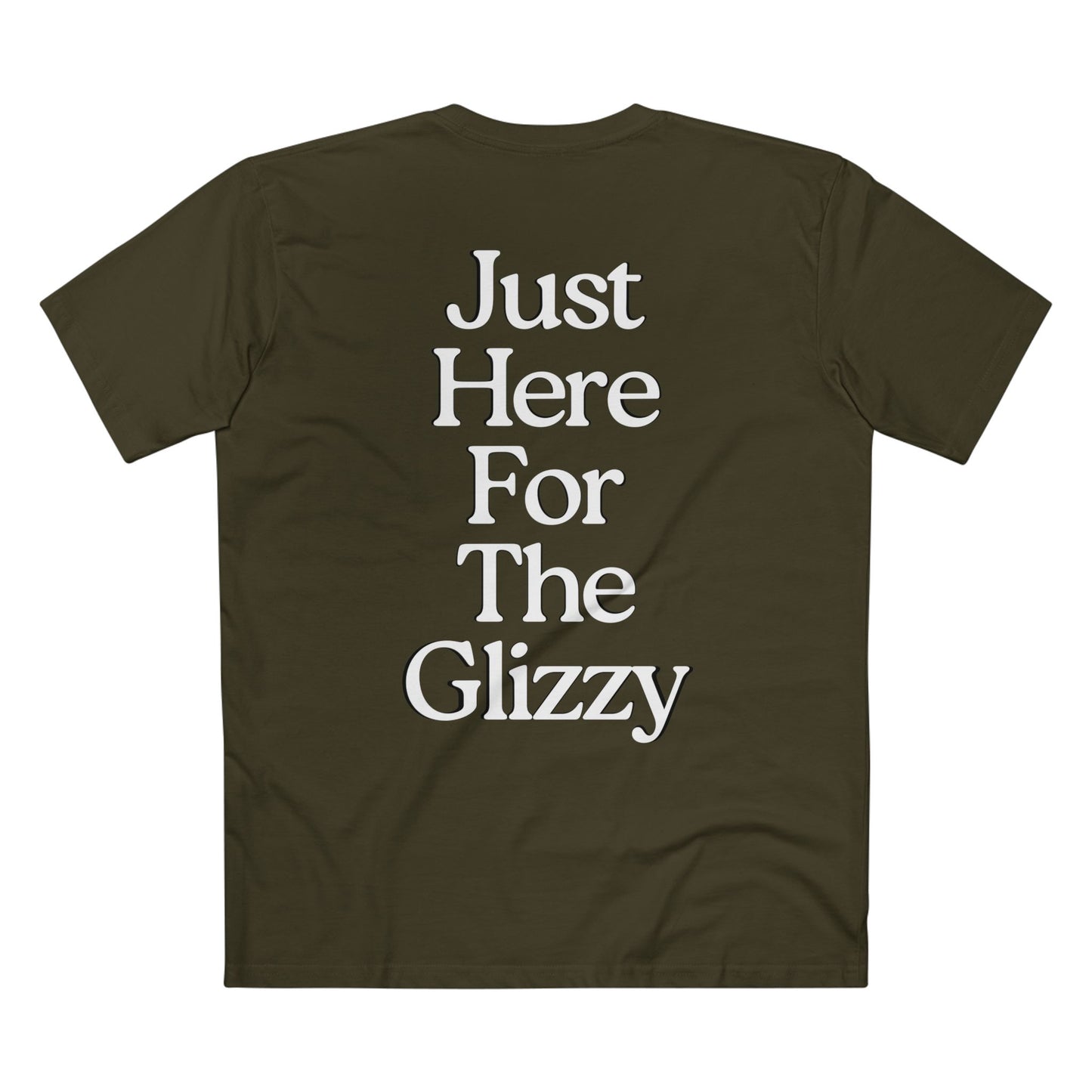 Just Here For The Glizzy T-Shirt - Funny Foodie Tee, Casual Wear, Gift for Foodies, BBQ Shirt, Summer Celebration Apparel